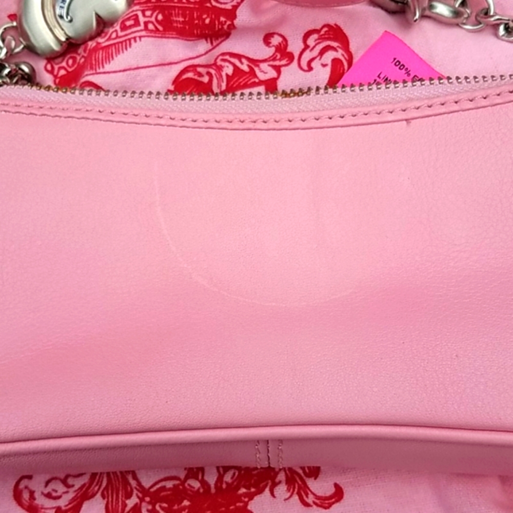 *sold* Juicy Couture pink logo baguette handbag - Picture 4 of 9